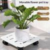 Mobile Plant Pot Tray With Wheels For Heavy Plants Indoor Plant Stands Outdoor Plant Mobile Trolley