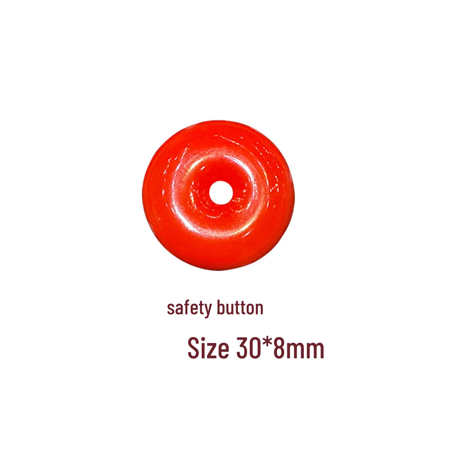 Cinnabar High-Quality Unisex Ping An Kou Pendant Necklace for Protection High Content Cinnabar (75%-80%)