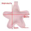 Colorful Leather Star Pendant Keychain - Cute DIY Bag Accessory