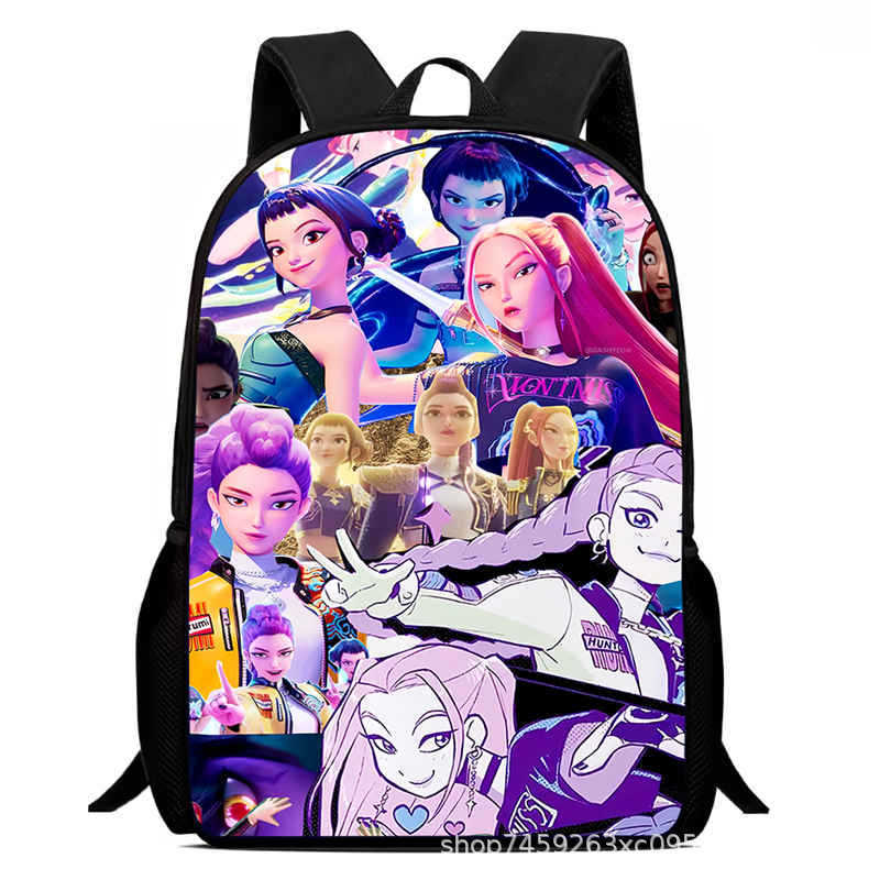 Kpop Witch Hunter Group Schoolbag High Definition Printing Casual Light Backpack Primary School