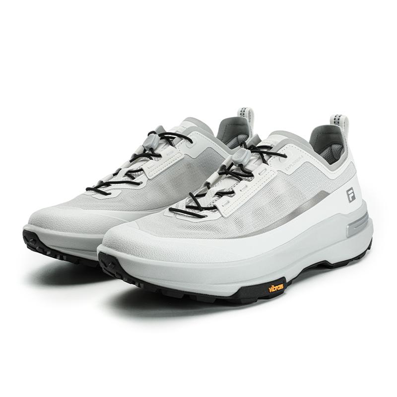 Men's Sneakers FILA EXPLORER 4 Outdoor Shoes Men's Low-top Gray White