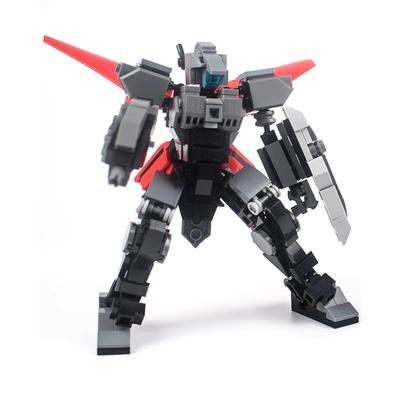 MOC Mech Building Blocks Humanoid Mech War Machine Assembly Plug In Model Children's Building Blocks Toy