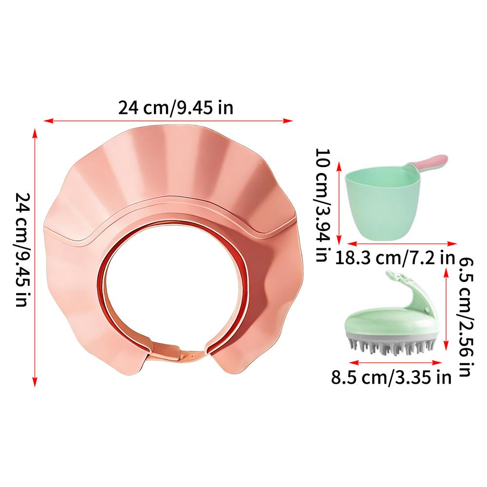 Shower Face Shield Soft Wide Brim