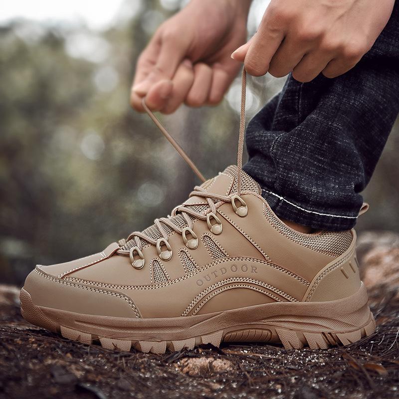 Low-top Outdoor Hiking Shoes Breathable Platform Men's Shoes Autumn New Personalized Casual Shoes