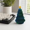 Pocket-sized Sensory Toy 3D Printed Christmas Tree Fidget Toy Lightweight Mini Desktop Ornament