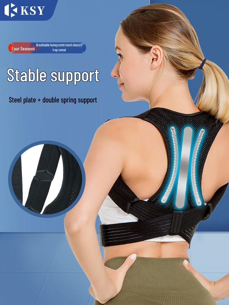 

Invisible Anti-Humpback Posture Corrector with Steel Support and Breathable Clavicle Shaping Belt L