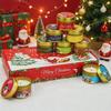 Christmas Edition Scented Candle Tin Set with Dried Flowers - Eight Soy Wax Essential Oil Candles
