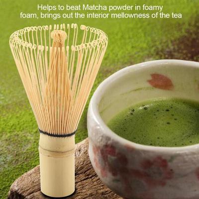 Kitchen Accessories Matcha Green Tea Powder Whisk Teaware Japanese Ceremony Bamboo Chasen Tea Tool Tea Brush