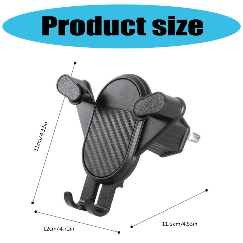 Upgrades Car Vent Phone Holder Mount with 360 Degree Rotation Mobile Phone Stand Adjustable Not Slip Grip for Smartphones