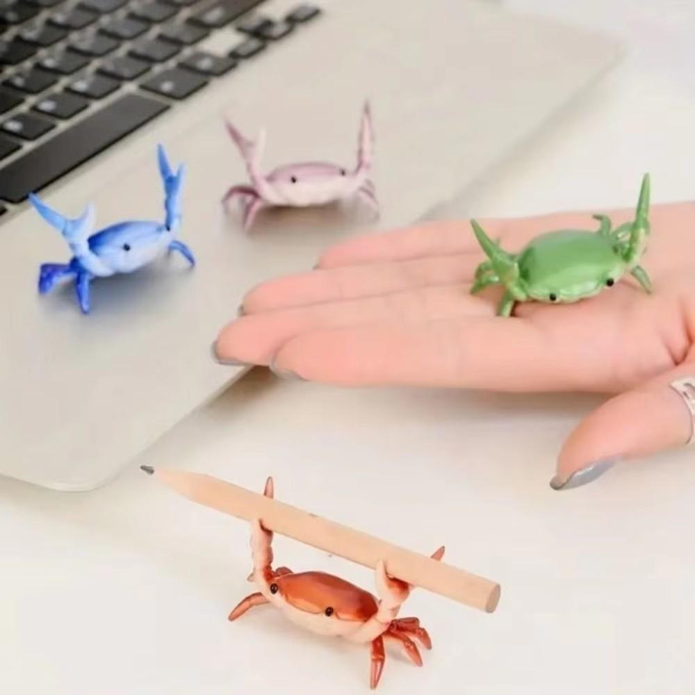 Crab Simulation Crab Penholder Funny Bluetooth Headset Display Stand Office Desk