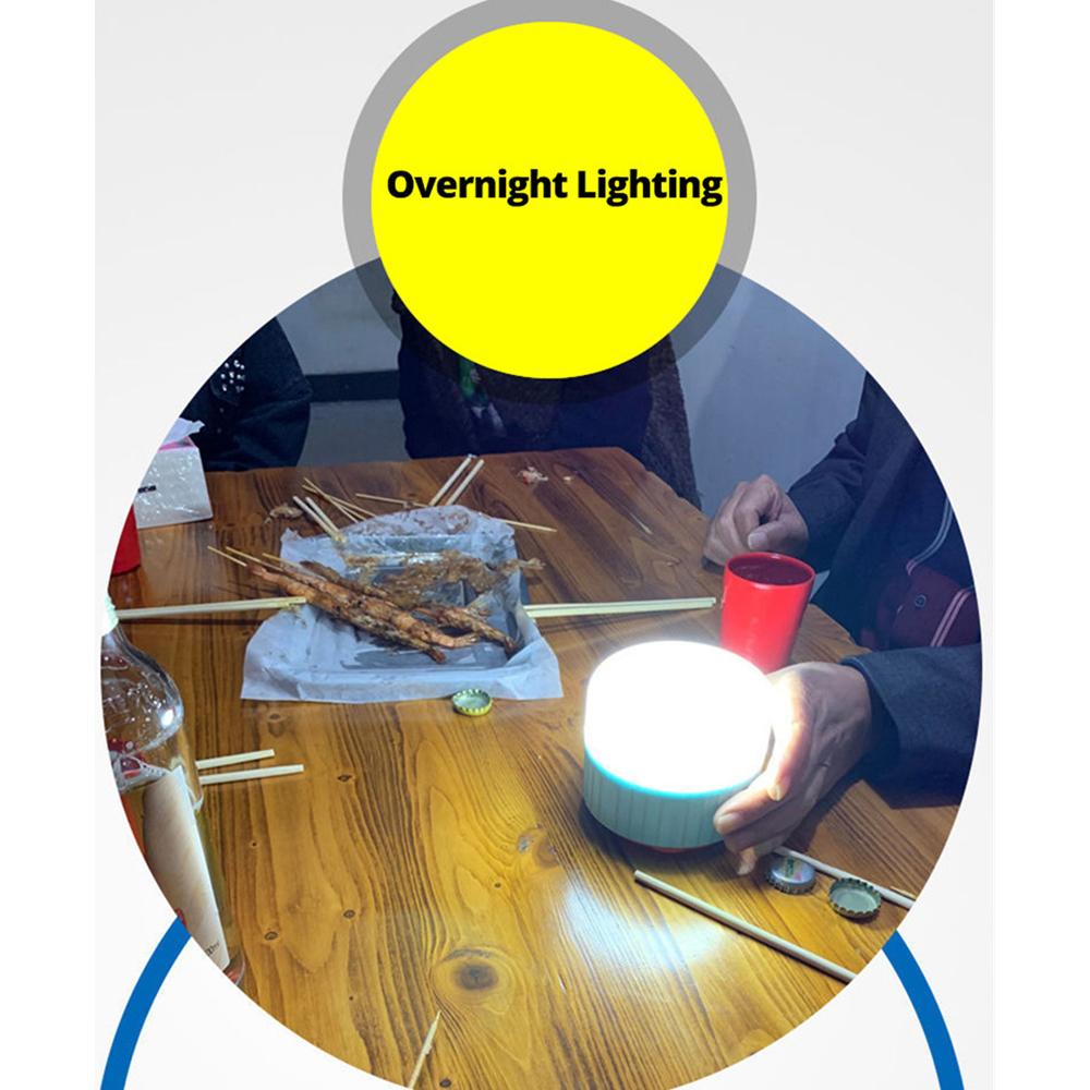 High Power Solar LED Camping Light USB Rechargeable Bulb For Outdoor Tent Lamp Portable Lantern Emergency Lights For BBQ Hiking