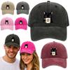 Cat Embroidery Feral Baseball Cap Breathable Sunscreen Hat Trendy Sun Hats  Unisex Styles