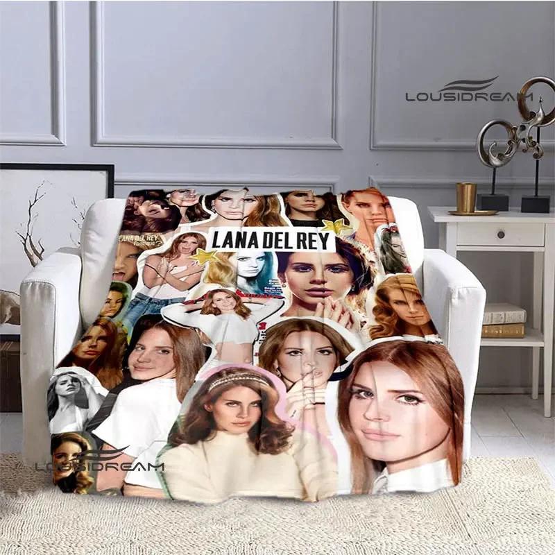 Lana Del Rey Coperta stampata sottile Morbida e confortevole Coperta per casa, viaggio, biancheria da letto regalo di compleanno