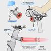 Luz trasera inteligente para bicicleta con sensor de freno, luz de advertencia LED para ciclismo
