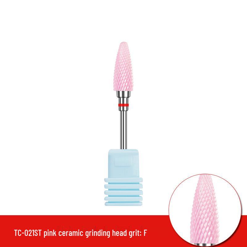 Single Bullet-Shaped Ceramic Nail Grinding Head 2.35