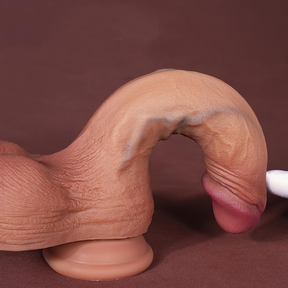 Silikonové dildo pro muže, masturbátor, realistická sexuální hračka pro dospělé, anální špunt, vibrační bod G, 12 palců – zvýší vaše potěšení a sebevědomí