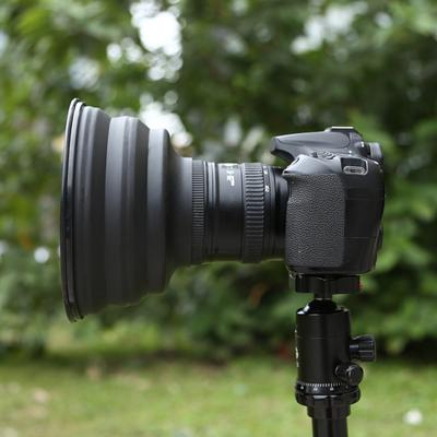Kamera Fotoğrafları Videoları için Silikon Lens Başlığı Yansımasız Anti-Cam Kapağı Yansımaları Ortadan Kaldırın Cihazı Koruyun Lens Eklentisi Açık Hava İçin