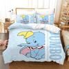 Exquisite 3D Dumbo Flying Wallpaper Anime Digital Printing Bedding Set Duvet Cover Comforter Bed Youth Kids Girl Boys Gift
