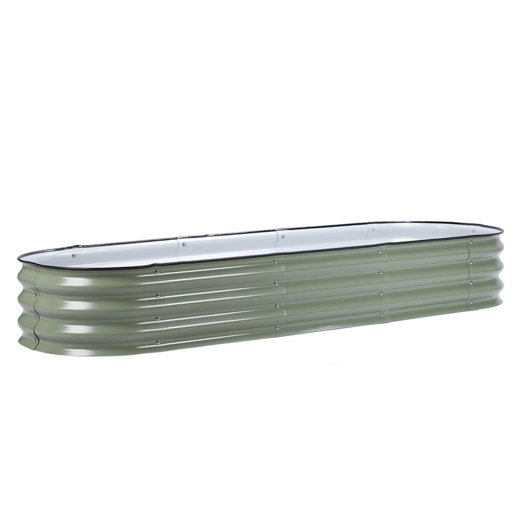 Raised Garden Bed Kit Durable Stylish Metal Raised Planter Bed with Installation Parts for