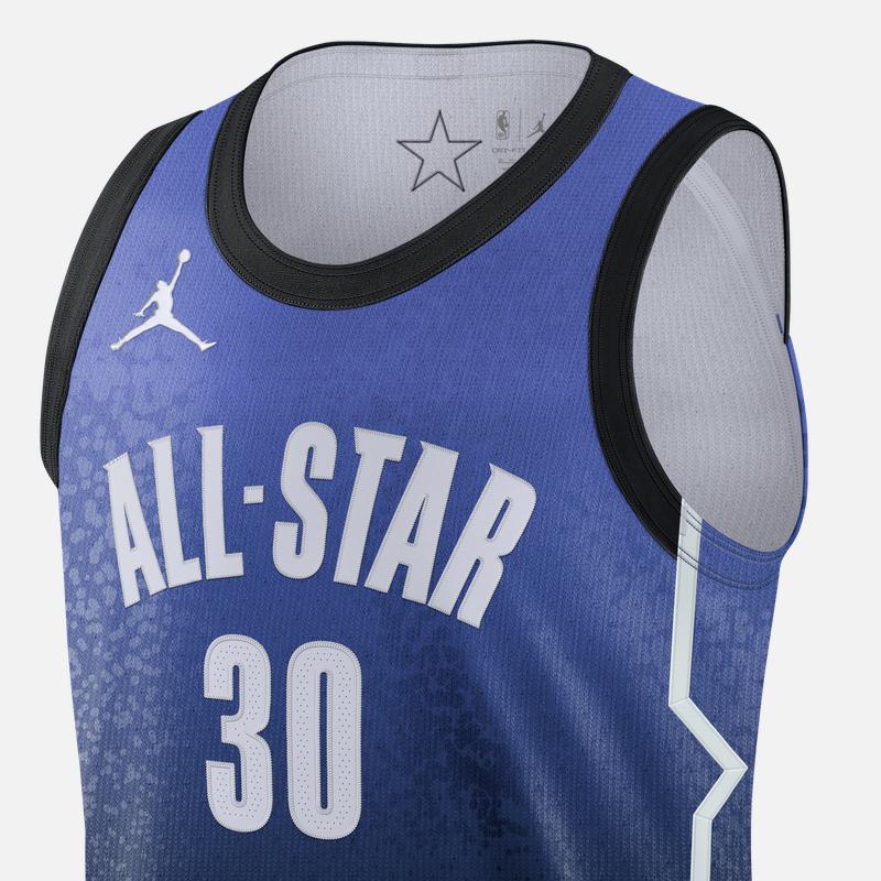 New Jordan Basketball Jersey Men's Sapphire Blue DX6336-502