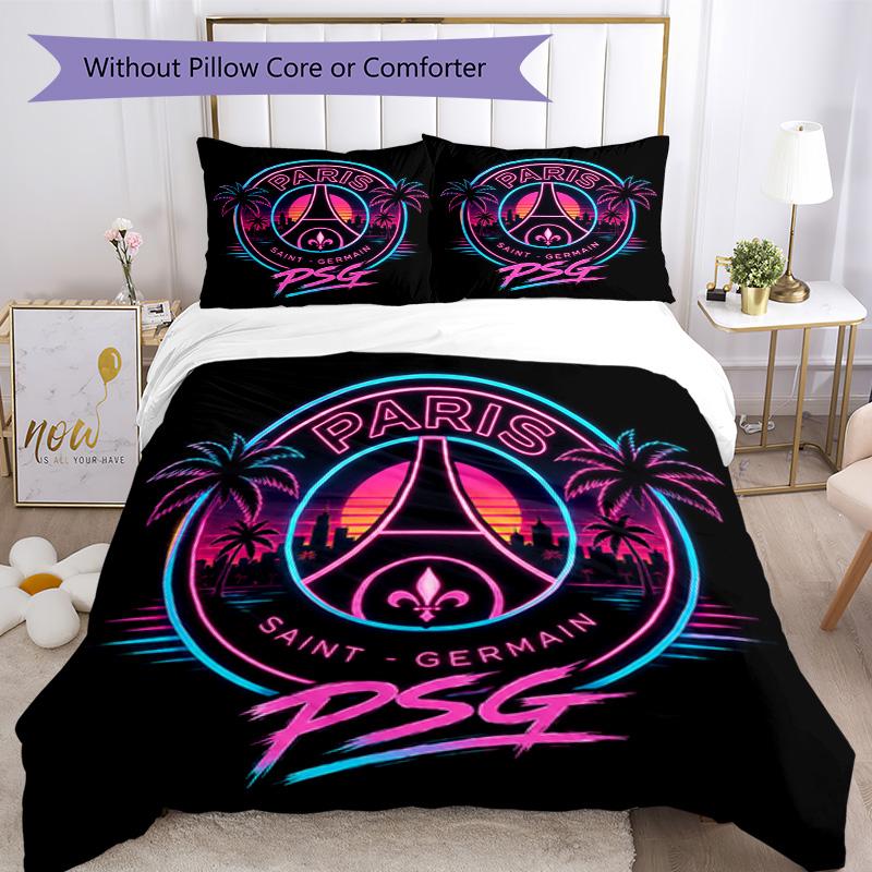 Paris Saintgermain Bed Linen Set Perfect For Living Room Machine Washable Christmas Gift