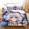 Cool Anime Themed Redo of Healer Duvet Cover + 2 Pillowcases, Cozy Printed Bedding for Home & Dorm