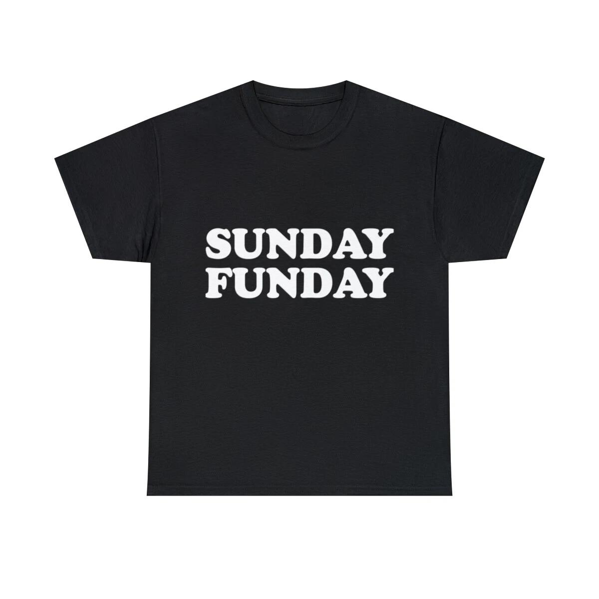 Sunday Funday Graphic Tee Shirt, S-5XL 3XL