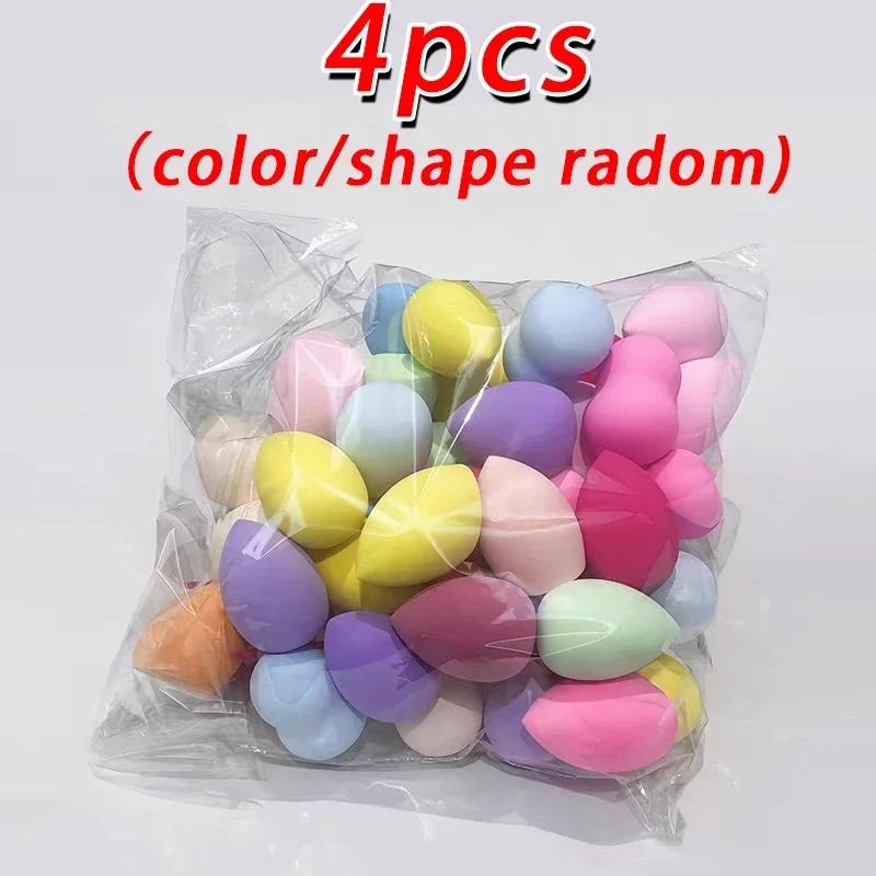 100pcs Mini Makeup Sponge Dry Wet Use Face Puffs Powder Eggs Cosmetic Puff for Blending Foundation Powder Gourd Water Drop Tools