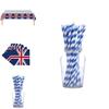 British Flag Party Supplies Set Commemorate The Platinum Jubilee 2022 With This Valuable Multi-functional Kit!
