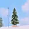 Pine Needle Layer Upon Layer Christmas Tree Micro-landscape Accessories Snow Tree Sand Table Landscape Ornaments, Christmas Gifts