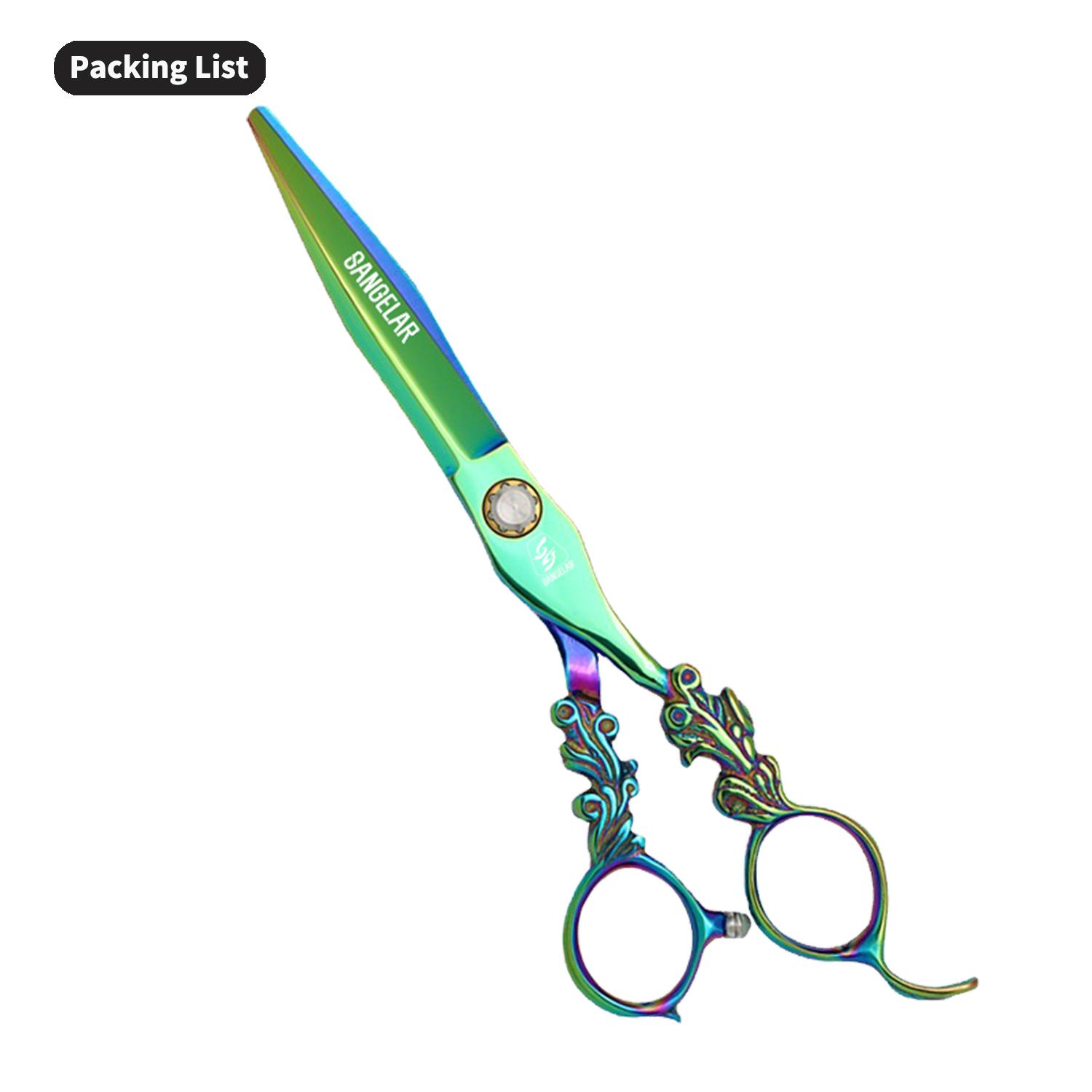 

Sangelar 6 дюймов Привлекательные парикмахерские ножницы Ножницы для стрижки волос Филировочные ножницы Парикмахерские ножницы Инструменты для ухода за волосами Ножницы для стрижки волос 6“ C