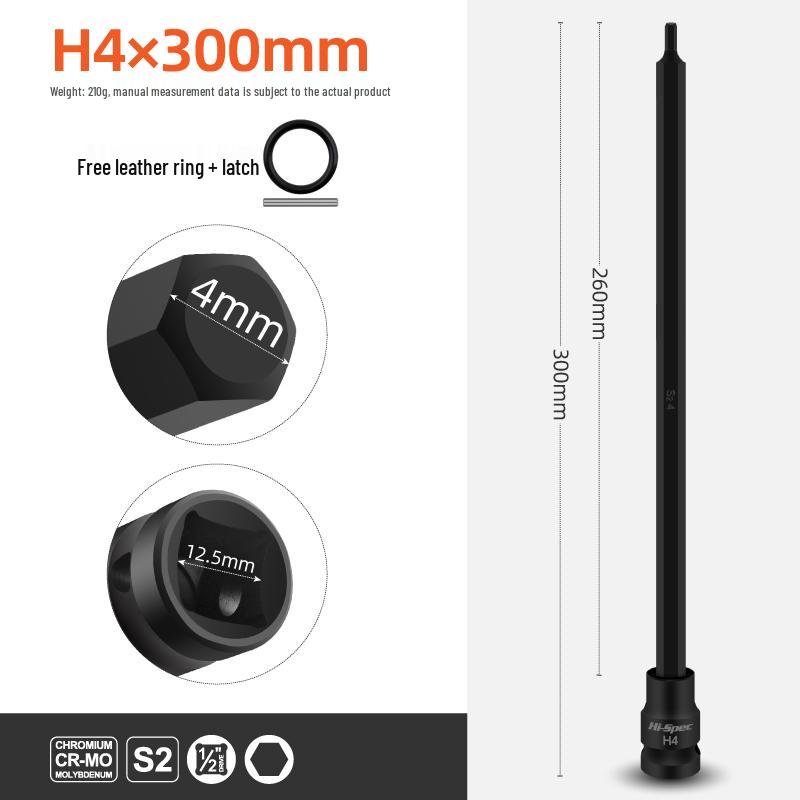 1/2\ Extended Hex Socket for Electric Wrench and Screwdriver