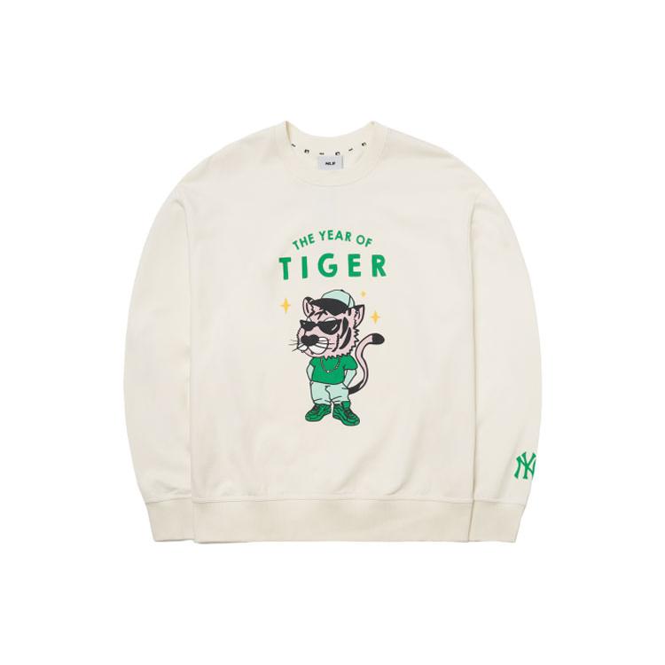 MLB New York Yankees Sweatshirt Unisex Beige 3AMTD0121-50CRS XL
