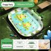 Inflatable Marine Life Water Mat for Infants & Toddlers - Cartoon PVC Crawling Mat & Seat Cushion.