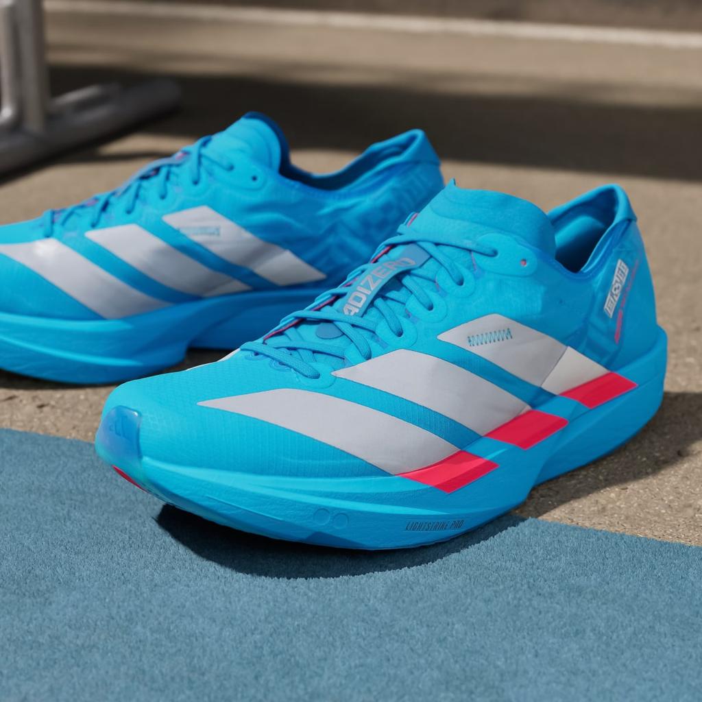 adidas Adizero Takumi Sen 11 JR4794 Men's Performance Sports Shoes Solar Blue / Silver Metallic / Dark Solar Blue