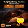 Pumpkin Night Lights Cute Soft Silicone Safe Lamp Timing Dimmable Bedside Decor Nightlight Cartoon Kids Halloween Birthday Gifts