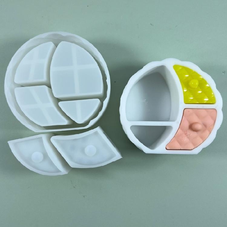 Moon and Star Shaped Storage Box Tray Mold Silicone Material for DIY Crafts