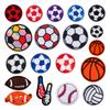 Fußball, Basketball, Computerstickerei, Rugby, Baseball, Sportserien Stickerei Stoffaufnäher, Dekorative DIY Aufkleber Aufnäher