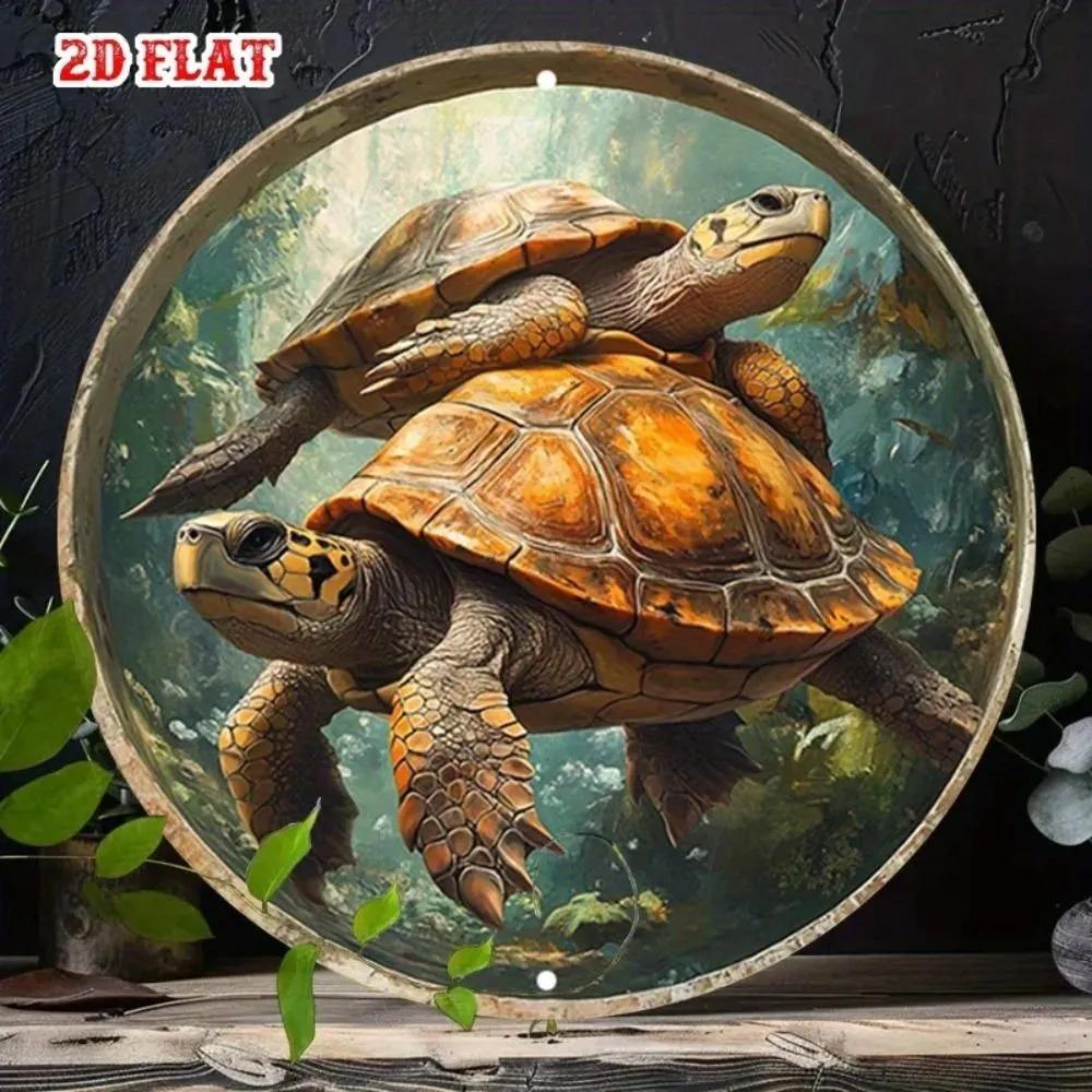 CIFbuy Aluminum Wall Art Metal Sign Home Decor Decorative Plaque 20x20cm(8x8inch)