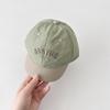 Summer Baby Duckbill Hat Quick Drying Duck Tongue Cap 6-36Month Boy Girl Sunscreen Visors Color Block Letter Kids Baseball Caps