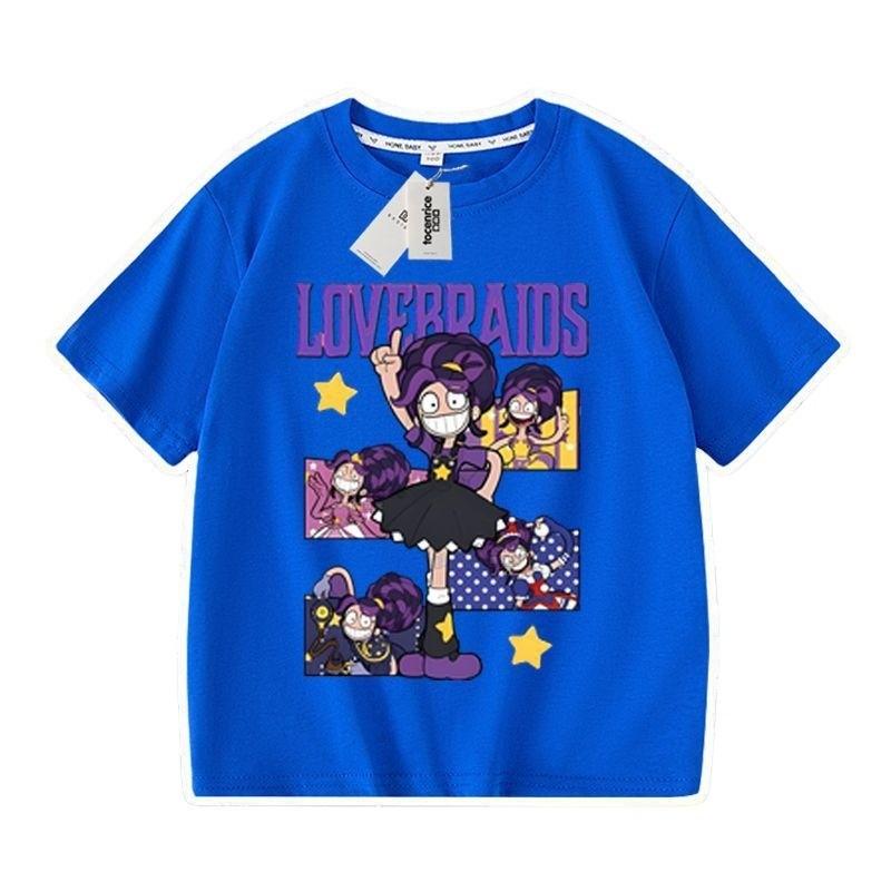 Kids Girls Lily Lovebraids Printed Short Sleeves T-Shirt Top