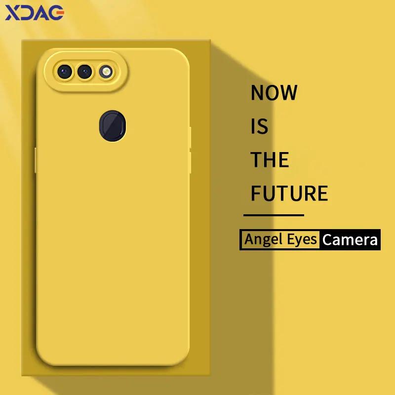 

Роскошный квадратный чехол из жидкого силикона с ангельскими глазками для OPPO R15 Pro R15x, задняя крышка OPPOR15 R15Pro X, защита на 360 градусов, симпатичные чехлы