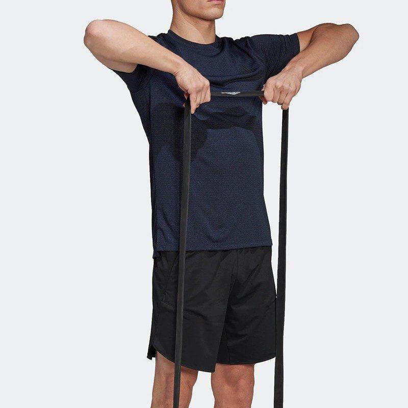 adidas Drop Shoulder Sleeve T-Shirt Men's Navy Blue HT9054