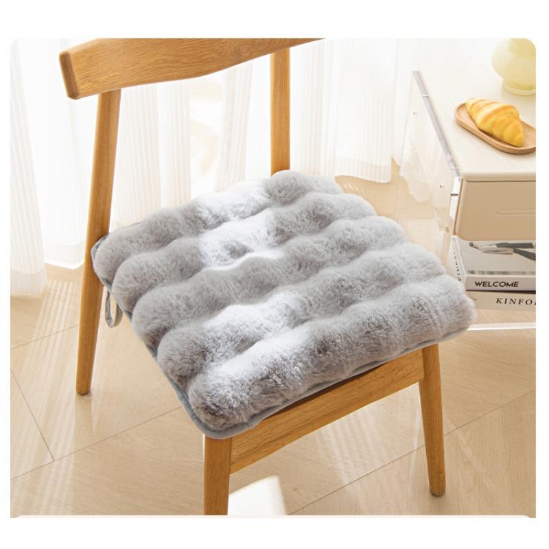 Tutu Velvet Warm Seat Cushion, Fart Cushion, Chair Cushion, Office Sedentary Artifact, Winter Thickened Plush Student Cushion, Seat Cushion