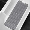 Anti-Slip Bathtub Mat with Drain Holes, Suction Cups-Machine Washable, Bathroom Shower Carpet Non-Slip Mat for Bathtub A