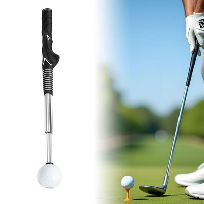 Retractable Golf Swing Training Grip Non Slip Lightweight Warm Up Rod for