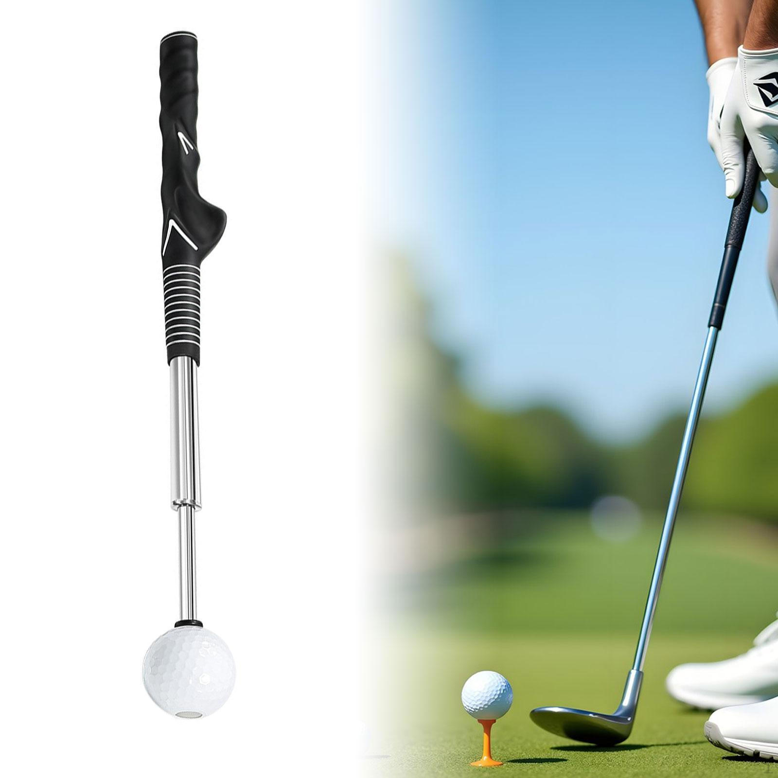

Retractable Golf Swing Training Grip Non Slip Lightweight Warm up Rod for червоний