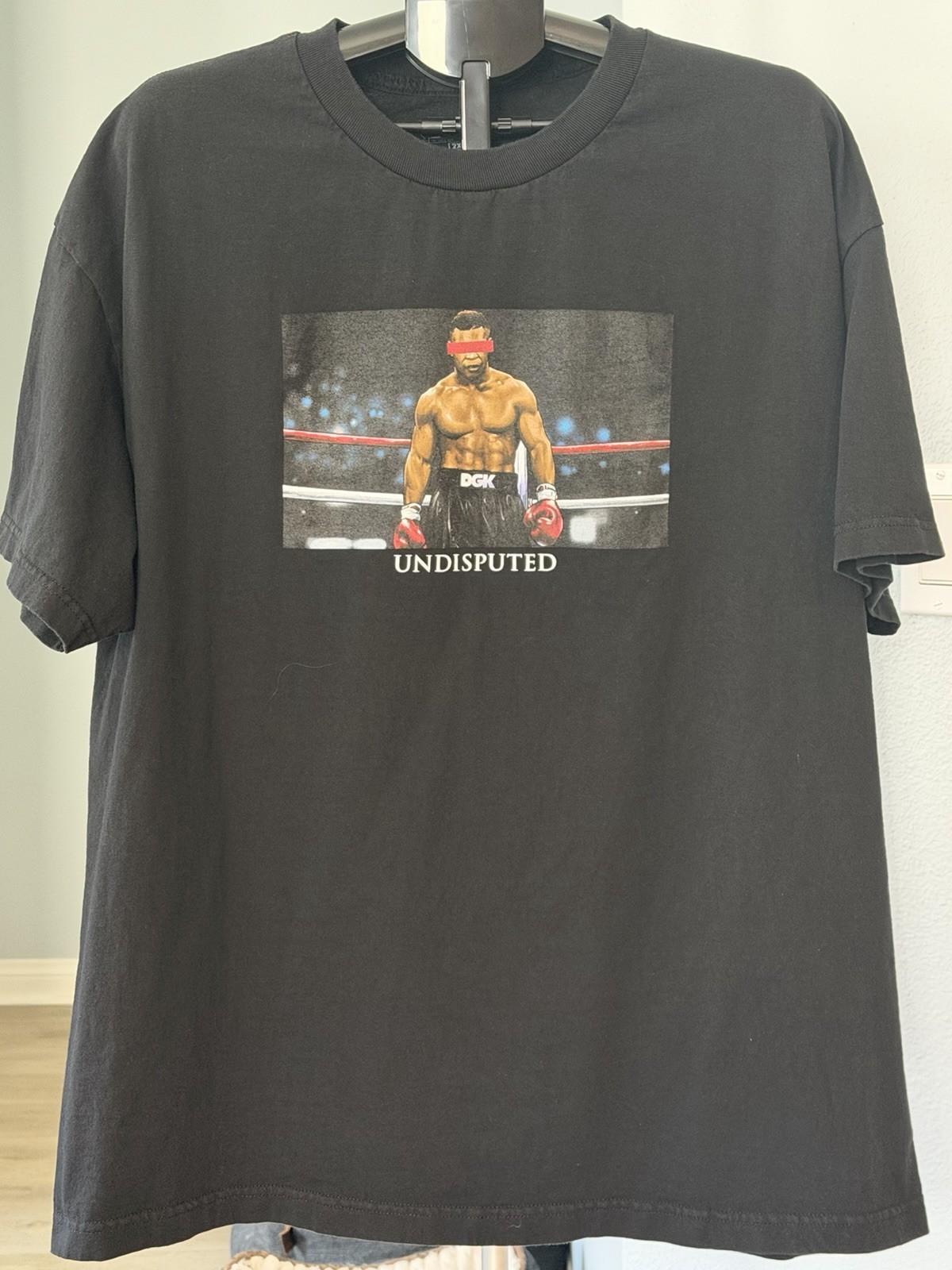 DGK Mike Tyson “Undisputed” Black Short Sleeve T-Shirt Size XXL Unisex T-Shirt L
