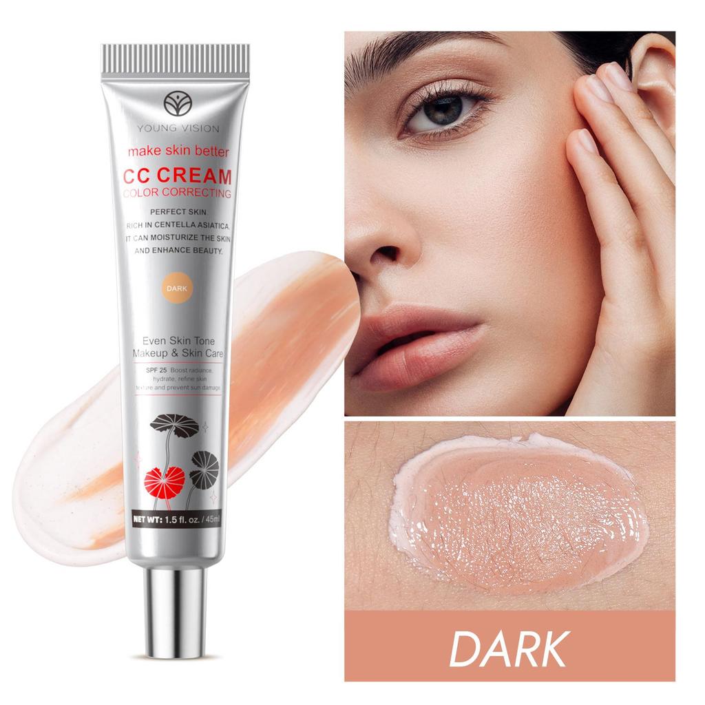 YOUNG VISION Centella CC Creme Concealer Unsichtbare Poren feuchtigkeitsspendende Make-up Grundierung natürlich