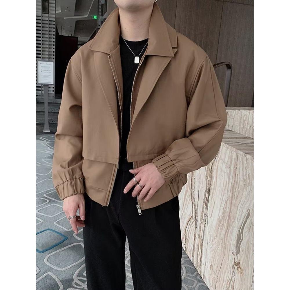

Men s Baroque Streetwear Padded Shoulder Jacket M